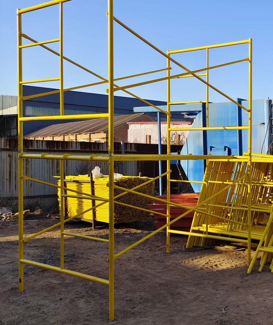 Masonry Scaffolding Sets Steel Ladder Powder Coated Scaffolding