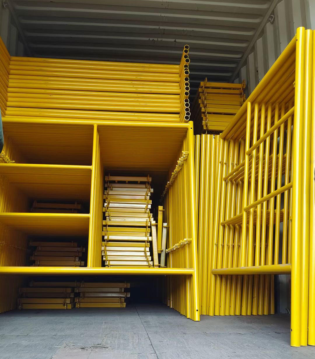 Masonry Scaffolding Sets Steel Ladder Powder Coated Scaffolding