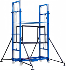 Electric scaffolding lift platform