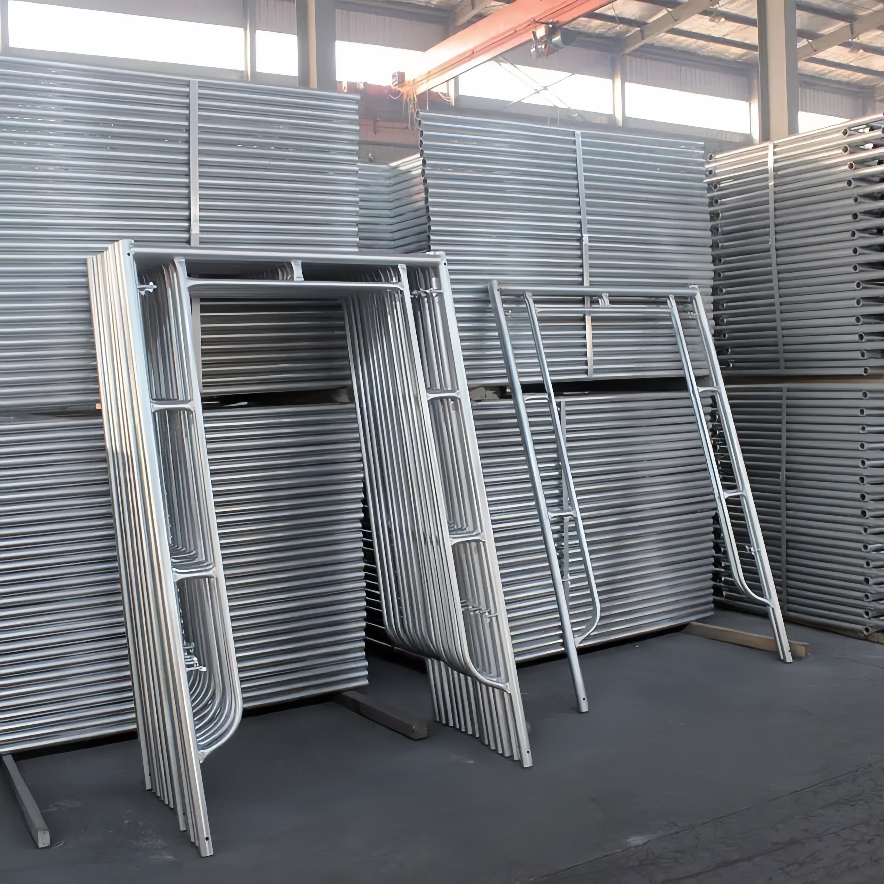 Walk Thru Scaffolding Galvanized Mason Frame Scaffold Platform