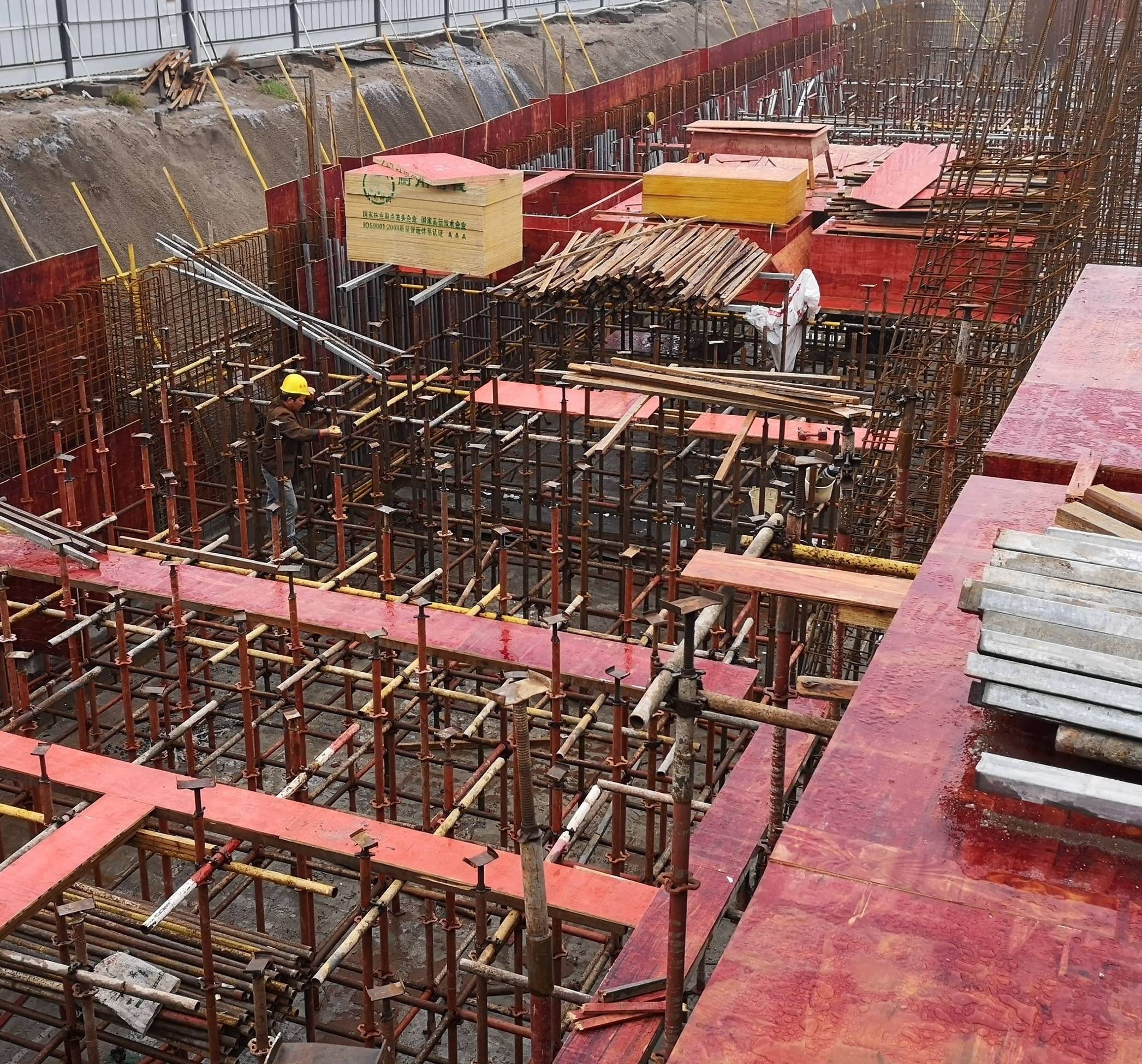 Construction Plywood Sheet 12mm 18mm for Concrete Formwork