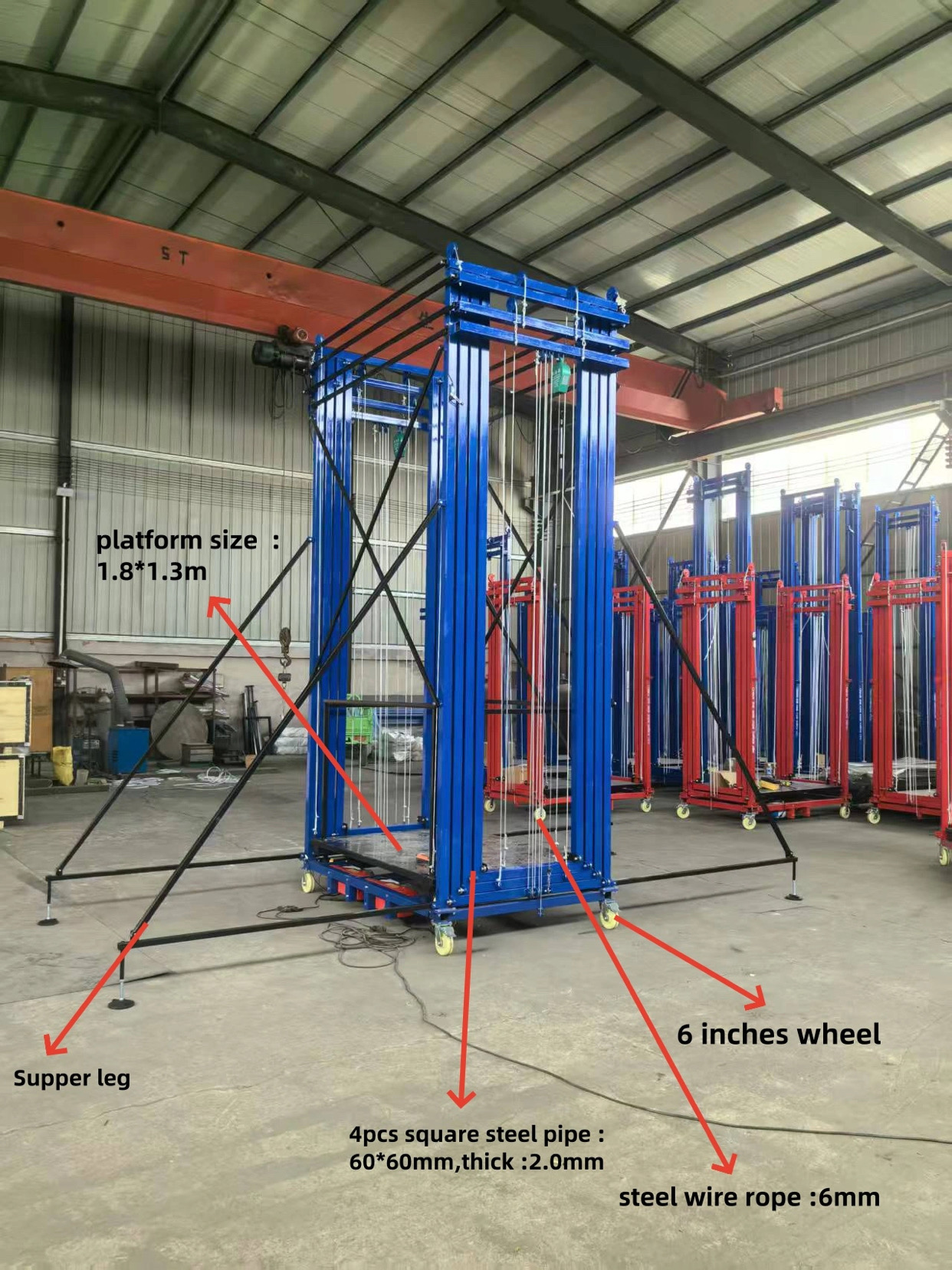 Electric Scaffolding Construction Site Mobile Lifting Platform